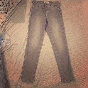 Light gray top shop Jamie jeans size 30x30